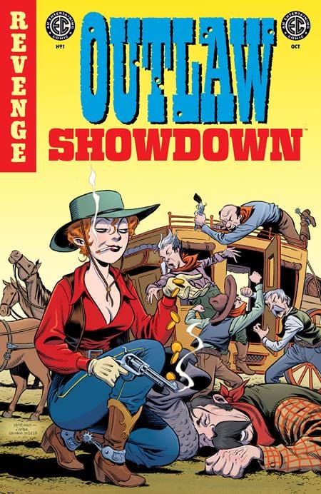 Oni Press Comic Books > Incentives EC OUTLAW SHOWDOWN #1 CVR D INC 1:10 SHAWN MCMANUS EC HOMAGE VAR 64985600880000141 0825ON0991