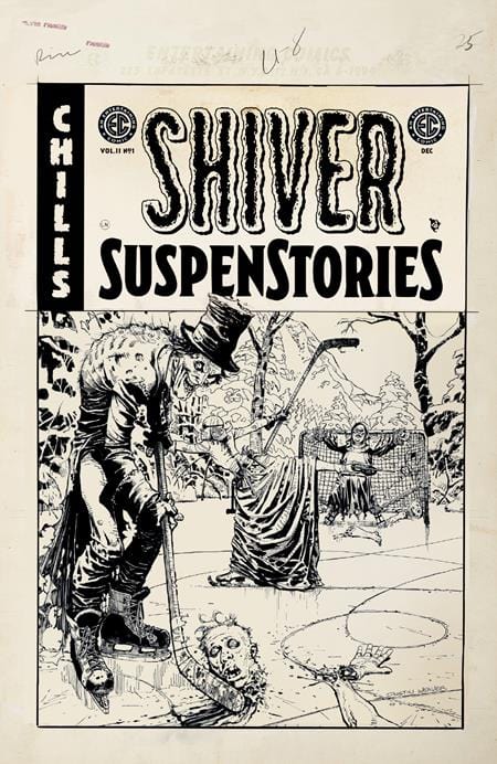 Oni Press Comic Books > Incentives EC SHIVER SUSPENSTORIES 2 #1 CVR D INC 1:20 DUSTIN WEAVER B&W ARTIST EDITION VAR 64985600912800141 1025ON0888