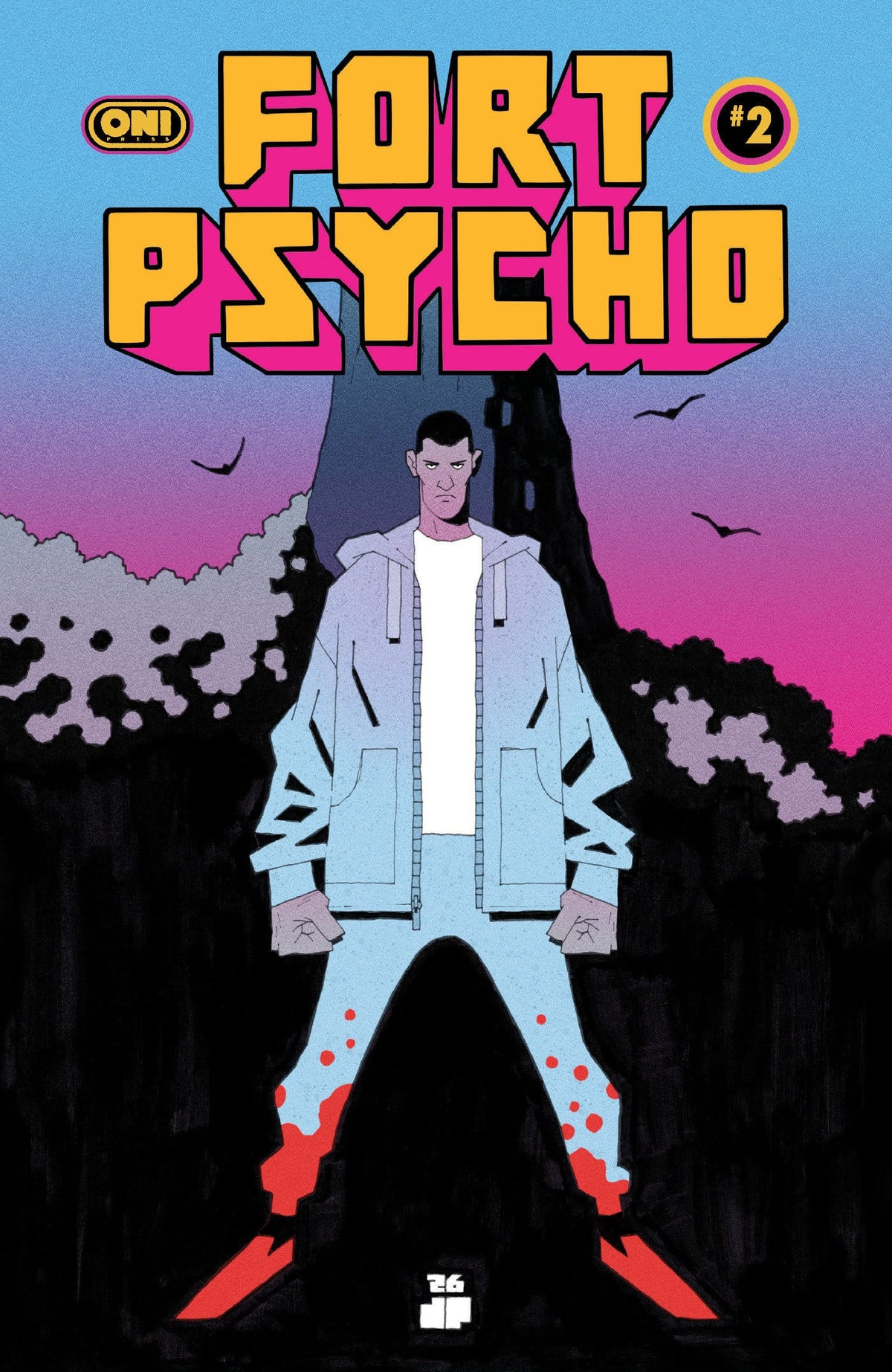 Oni Press Comic Books > Incentives FORT PSYCHO #2 CVR D INC 1:10 JOE PALMER VAR (Release Date: 09/23/2026) 64985600905002041 PRH-64985600905002041