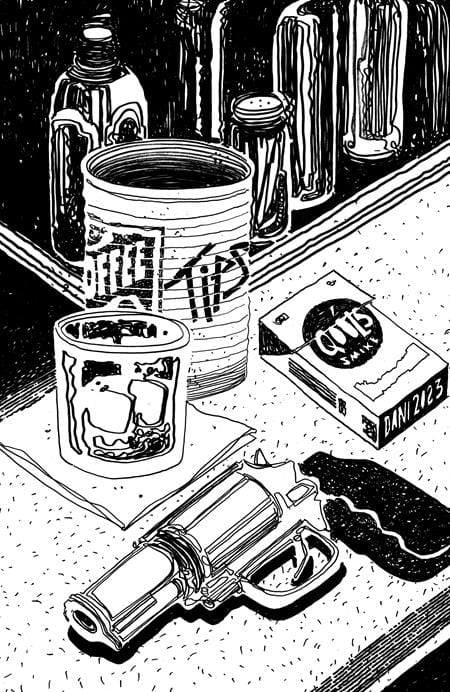 Oni Press Comic Books > Incentives NIGHT PEOPLE #3 (OF 4) CVR D INC 1:15 DANI STRIPS BW VAR (MR) '64985600787200341 0324ON398