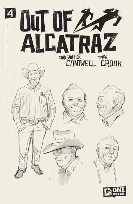 Oni Press Comic Books > Incentives OUT OF ALCATRAZ #4 (OF 5) CVR C INC 1:10 TYLER CROOK SKETCHBOOK VAR 64985600824400431 0425ON625