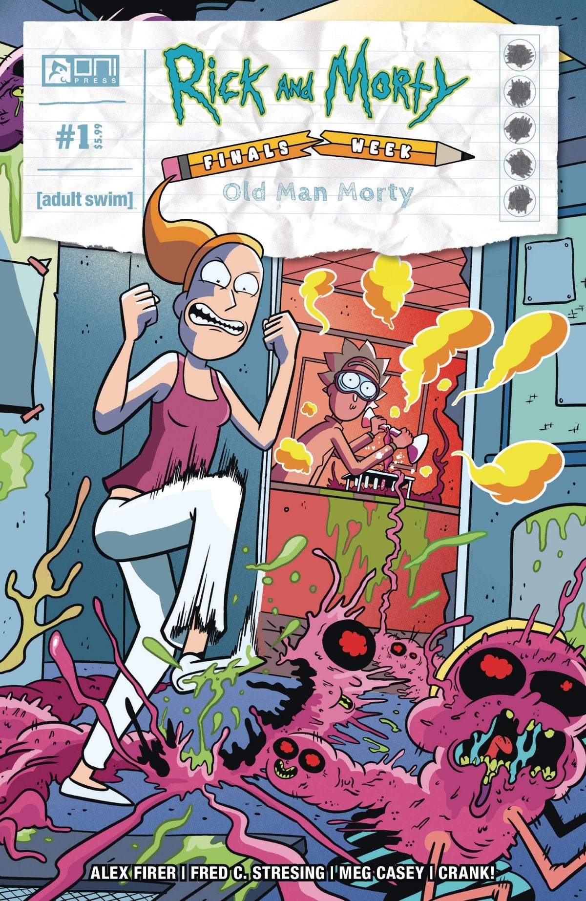 Oni Press Comic Books > Incentives RICK AND MORTY FINALS WEEK OLD MAN MORTY #1 (ONE SHOT) CVR C INC 1:10 MARC ELLERBY INTERLOCKING VAR (MR) 64985600813800131 0824ON602