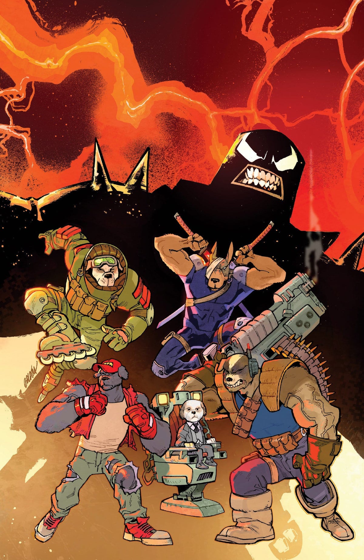 Oni Press Comic Books > Incentives SUPER MONDO MEGA MUTTS #2 CVR G INC 1:20 BALAM FULL ART VAR 64985600904302071 PRH-64985600904302071