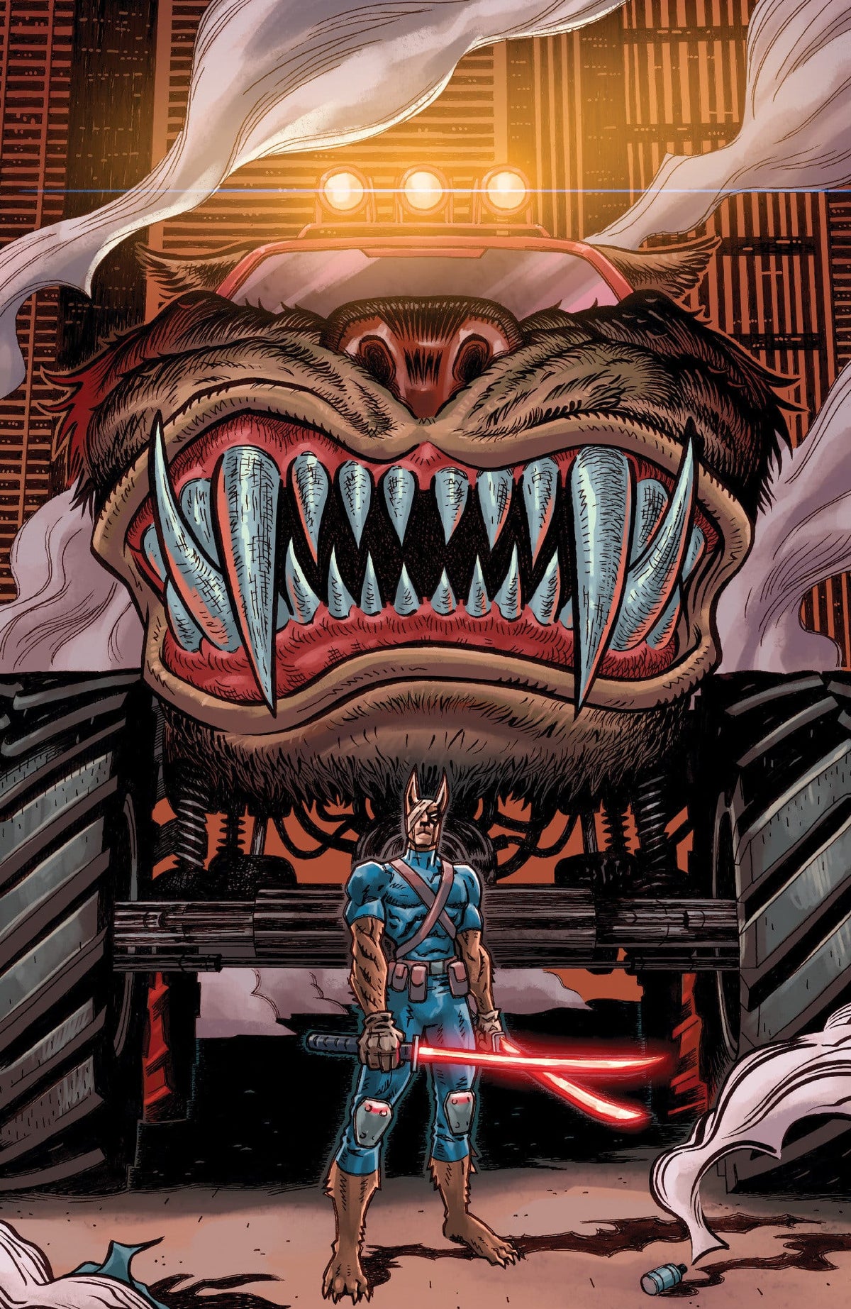 Oni Press Comic Books > Incentives SUPER MONDO MEGA MUTTS #4 CVR E INC 1:20 DALTON ROSE FULL ART VAR (Release Date: 10/28/2026) 64985600904304051 PRH-64985600904304051