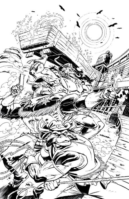 Oni Press Comic Books > Incentives WILD WEST COW-BOYS OF MOO MESA #1 (OF 4) CVR I INC 1:50 ANDREW KRAHNKE B&W VAR 64985600851000191 0725ON716