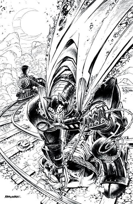 Oni Press Comic Books > Incentives WILD WEST COW-BOYS OF MOO MESA #4 (OF 4) CVR E INC 1:20 ANDREW KRAHNKE B&W VAR 64985600851000451 1025ON0899