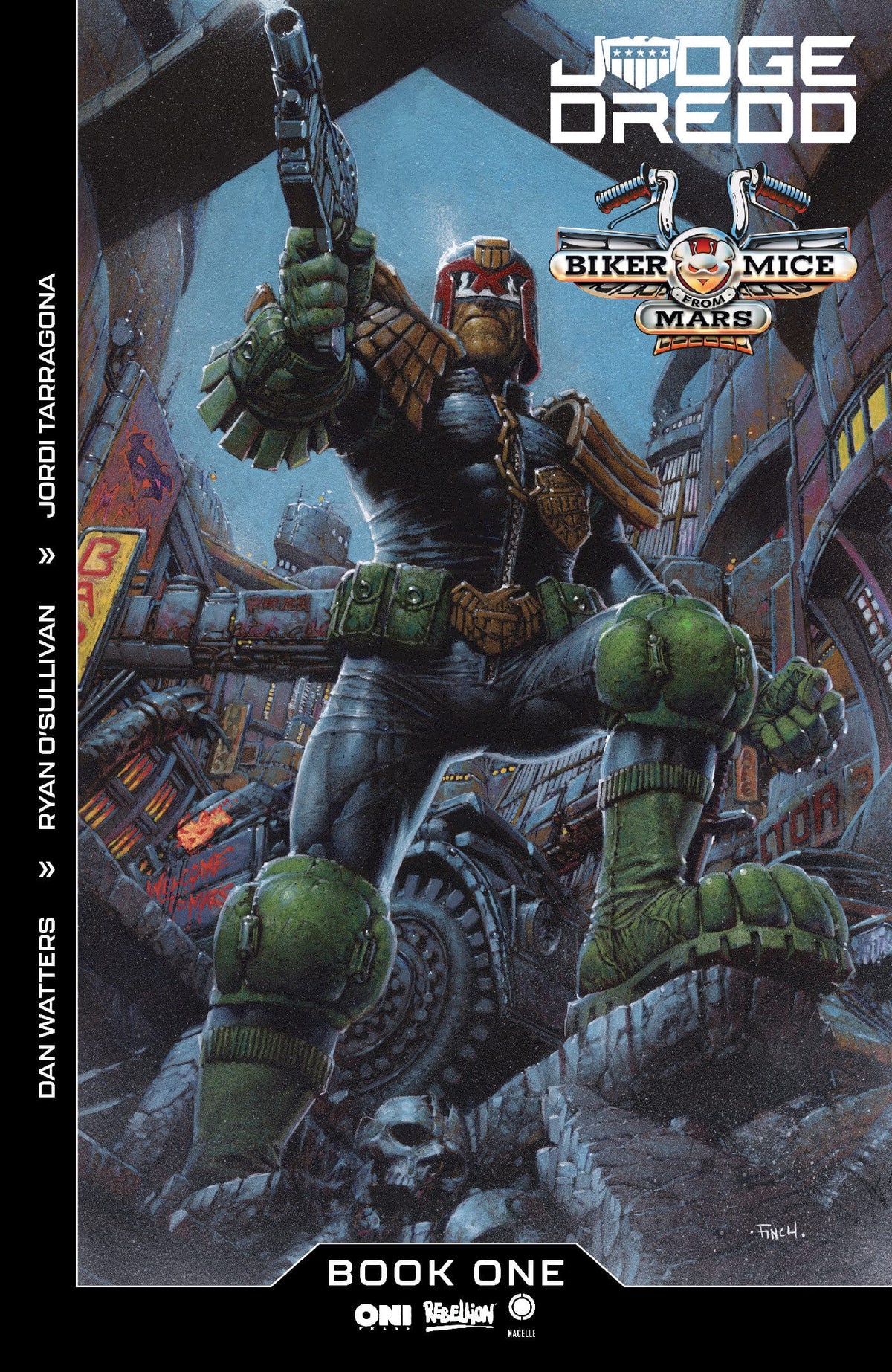 Oni Press Comic Books Judge Dredd/Biker Mice from Mars #1 Cover A David Finch (Release Date: 12/02/2026) 64985600896101011 PRH-64985600896101011