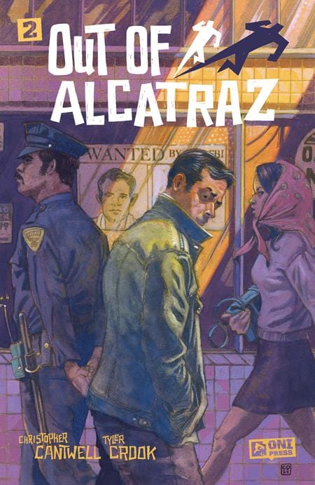 Oni Press Comic Books OUT OF ALCATRAZ #2 (OF 5) CVR B OLIVER DOMINGUEZ VAR 64985600824400221 0225ON581
