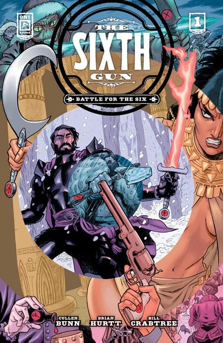 Oni Press Comic Books SIXTH GUN BATTLE FOR THE SIX #1 (OF 3) CVR A BRIAN HURTT 64985600841100111 0525ON684