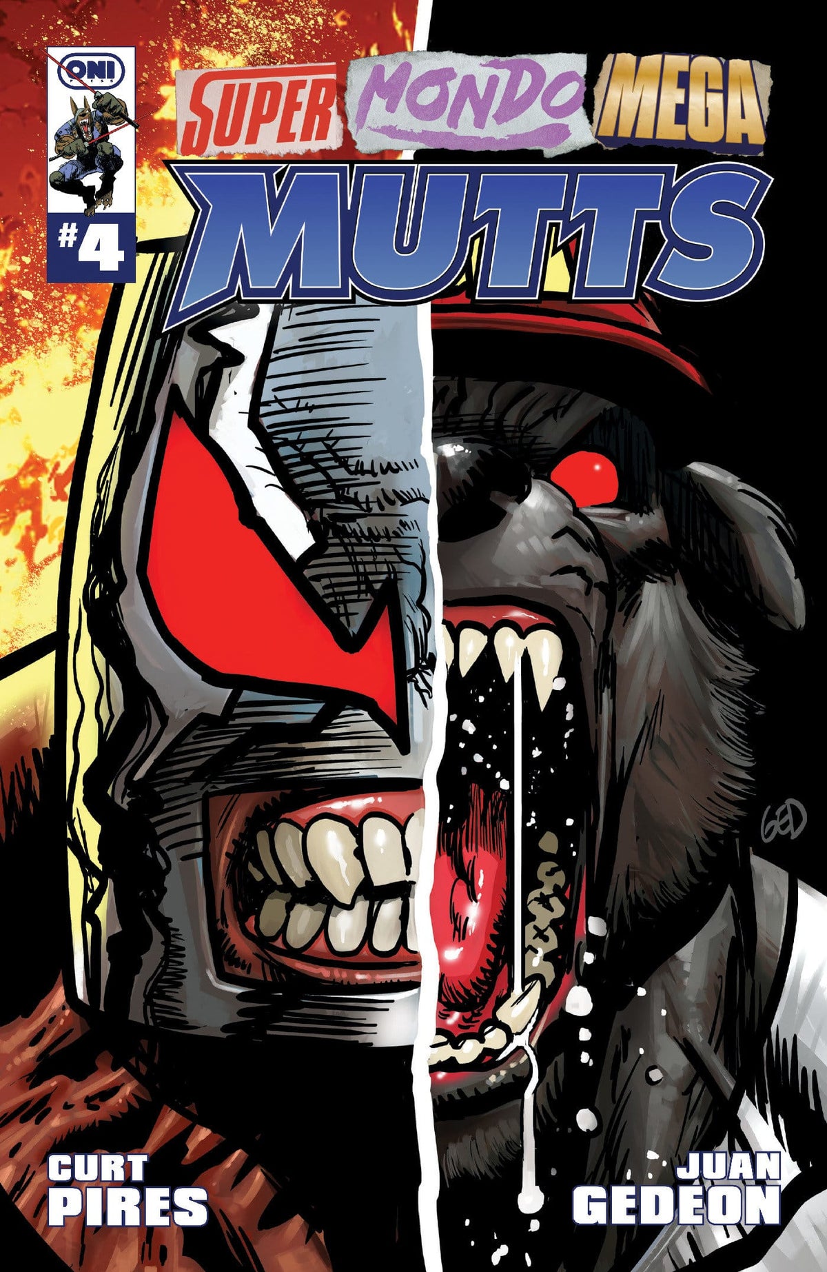 Oni Press Comic Books SUPER MONDO MEGA MUTTS #4 CVR A JUAN GEDEON (Release Date: 10/28/2026) 64985600904304011 PRH-64985600904304011