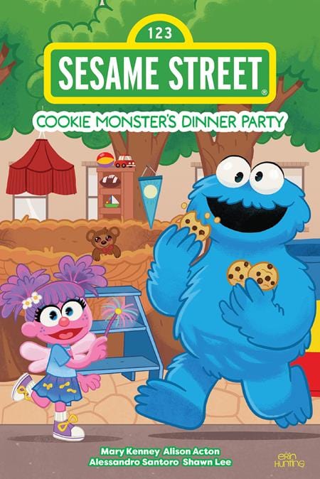 Oni Press Graphic Novel SESAME STREET COOKIE MONSTERS DINNER PARTY HC 9781637158036 0225ON596