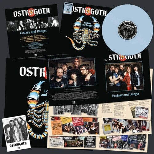 Ostrogoth Music > Vinyl Records Ostrogoth - Ecstasy and Danger - Blue 4251267715015 HROR894BL.1