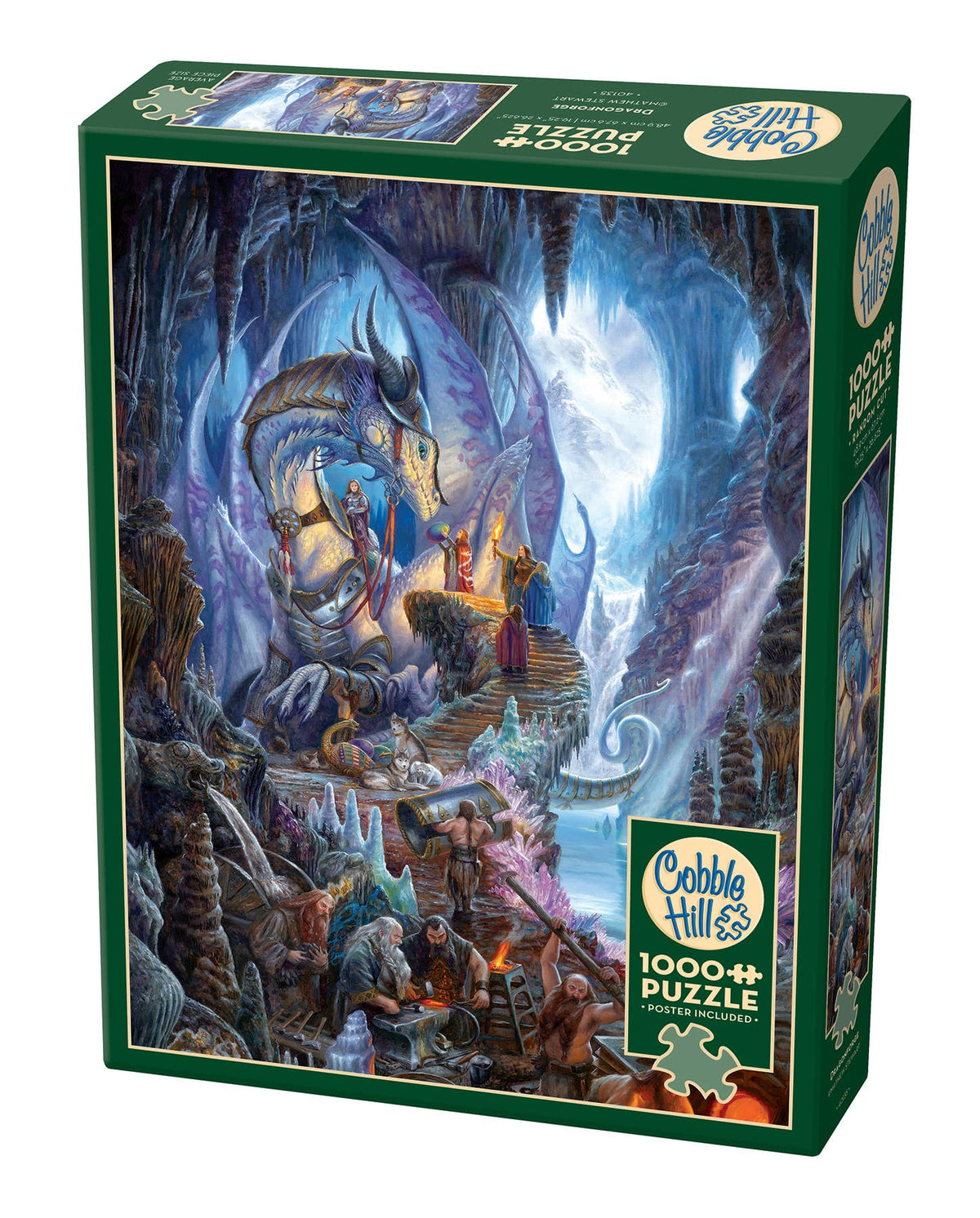 Outset Games and Cobble Hill Puzzles Puzzles > Jigsaw Puzzles Dragonforge 1000pc puzzle 625012401357 40135