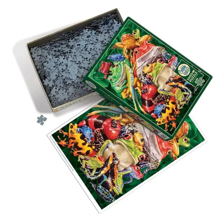 Outset Games and Cobble Hill Puzzles Puzzles > Jigsaw Puzzles Frog Business 1000pc Puzzle 625012401869 40186