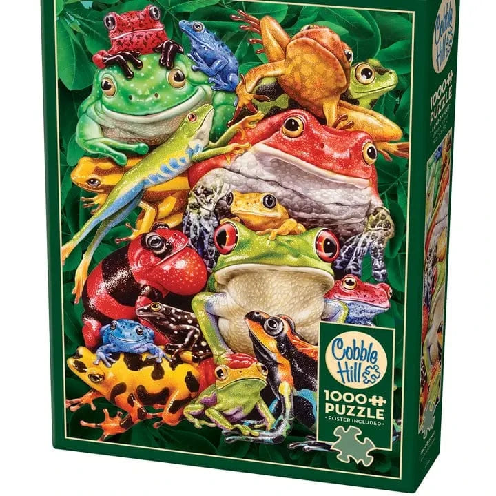 Outset Games and Cobble Hill Puzzles Puzzles > Jigsaw Puzzles Frog Business 1000pc Puzzle 625012401869 40186