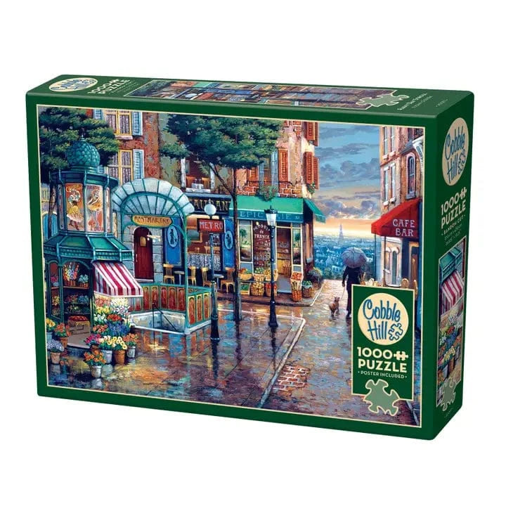 Outset Games and Cobble Hill Puzzles Puzzles > Jigsaw Puzzles Rainy Day Stroll 1000pc Puzzle 625012400770 40077