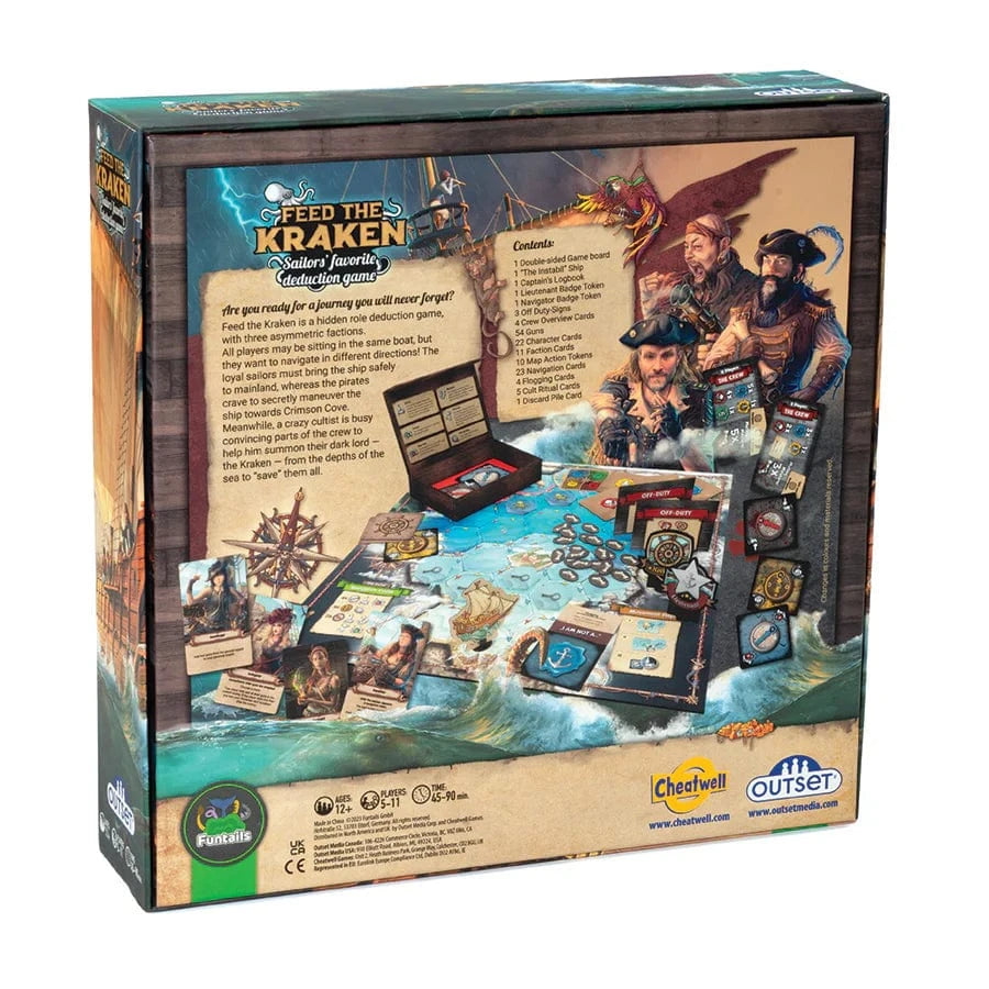 Outset Media Board Games > Small Box Games Feed the Kraken 625012193955 19395