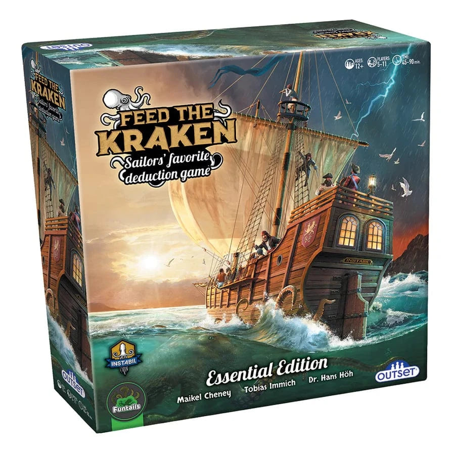 Outset Media Board Games > Small Box Games Feed the Kraken 625012193955 19395