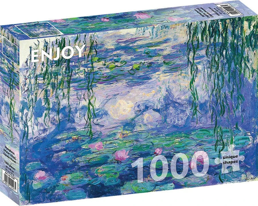 Outset Media Puzzles > Jigsaw Puzzles Enjoy Puzzle: 1000pc Ribbon Cut - Monet, Nympheas 5949194011971 E-1197