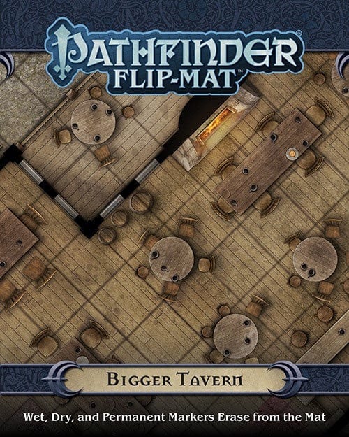 Paizo Inc Tabletop Games > Role-Playing Games > Accessories Pathfinder Flip-Mat: Bigger Tavern 9781601258229 PZO30071