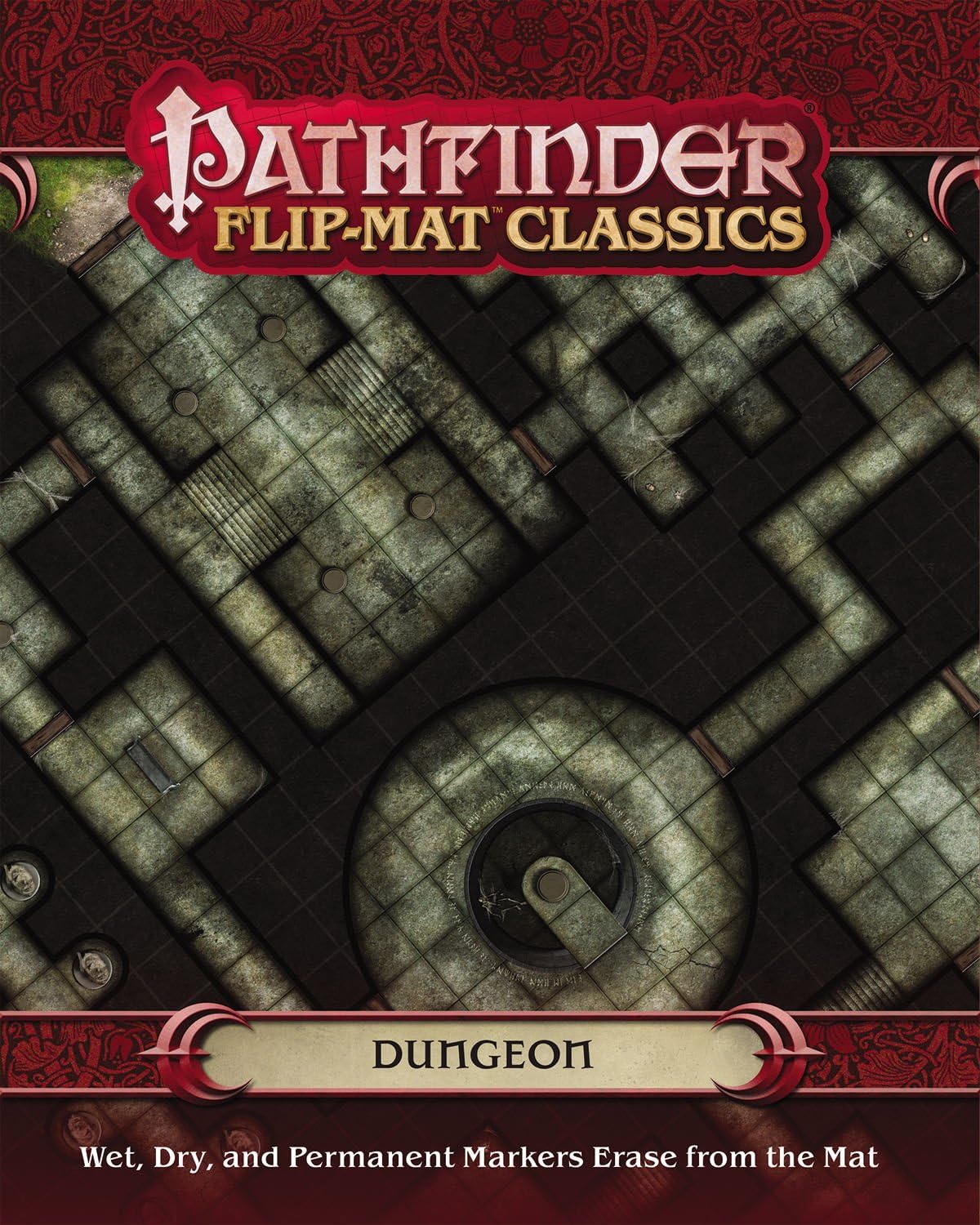 Paizo Inc Tabletop Games > Role-Playing Games > Accessories Pathfinder Flip-Mat Classics: Dungeon 9781601258113 PZO31009