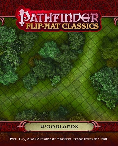 Paizo Inc Tabletop Games > Role-Playing Games > Accessories Pathfinder Flip-Mat Classics: Woodlands 9781601257734 PZO31003