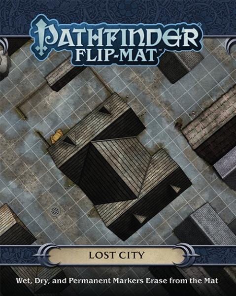 Paizo Inc Tabletop Games > Role-Playing Games > Accessories Pathfinder Flip-Mat: Lost City 9781601258557 PZO30075