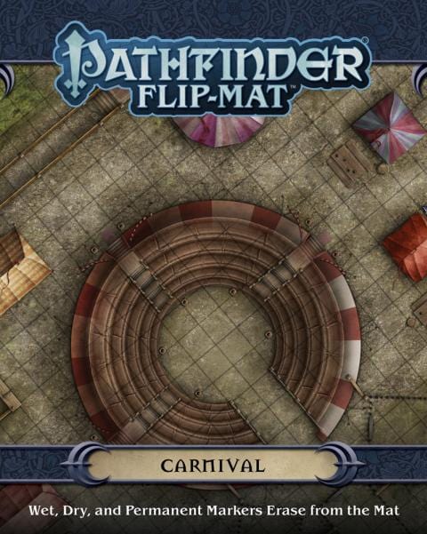 Paizo Inc Tabletop Games > Role-Playing Games > Accessories Pathfinder RPG Flip-Mat: Carnival 9781640780392 PZO30091