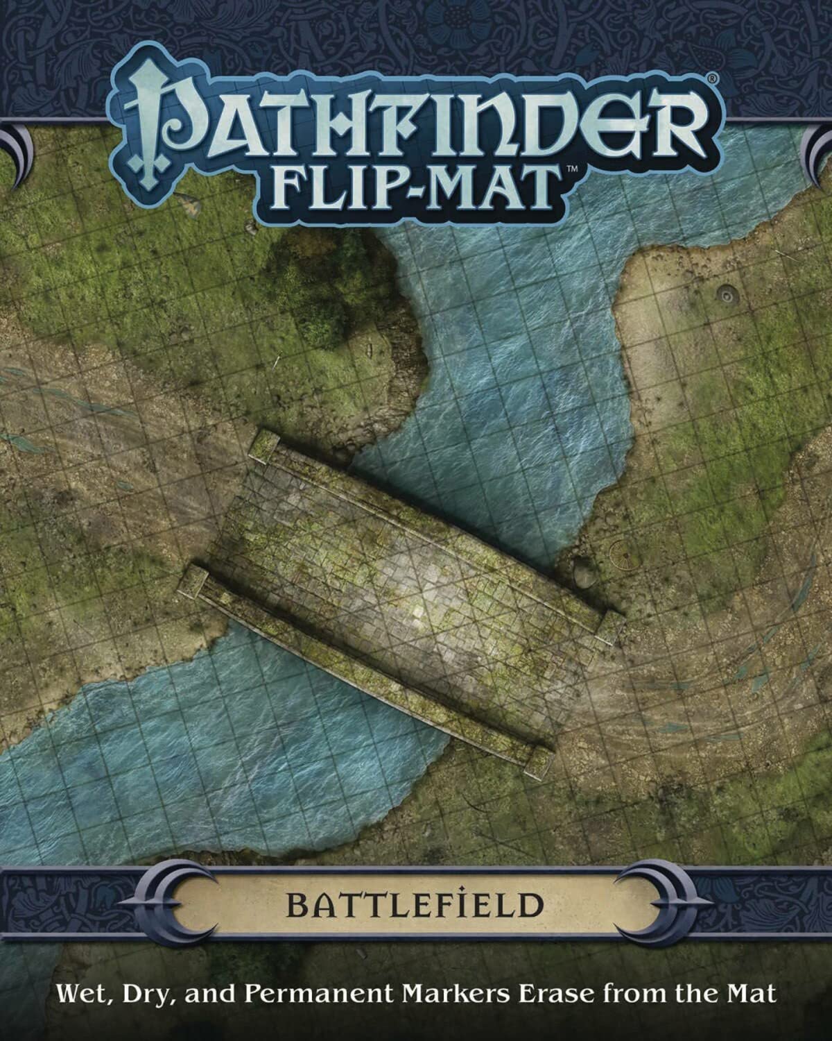 Paizo Inc Tabletop Games > Role-Playing Games > Accessories Pathfinder RPG Flip-Mat Classics: Battlefield 9781640780576 PZO9781640780576