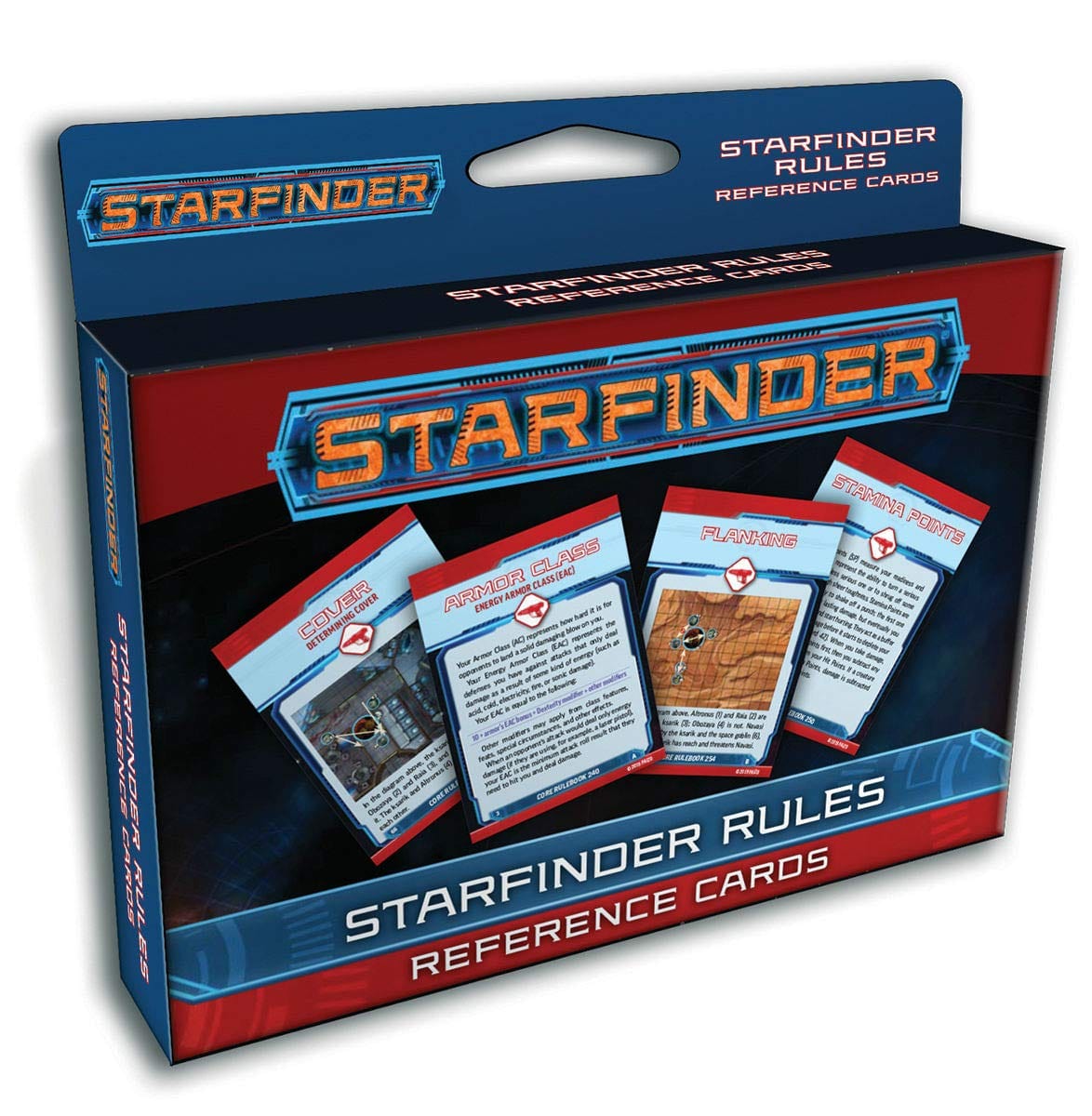 Paizo Inc Tabletop Games > Role-Playing Games > Accessories Starfinder Rules Reference Cards Deck 9781640781382 PZ-9781640781382