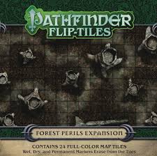 Paizo Inc Tabletop Games > Role-Playing Games Pathfinder: Flip-Tiles: Forest Perils Expansion 9781640780835 PZO4076
