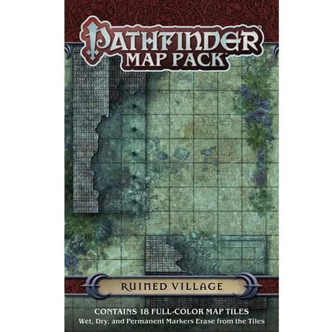 Paizo Inc Tabletop Games > Role-Playing Games Pathfinder Map Pack: Ruined Village 9781601259479 PZO4068