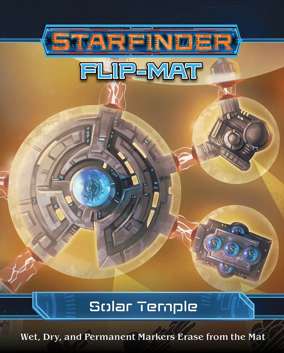Paizo Inc Tabletop Games > Role-Playing Games Starfinder: Flip-Mat: Solar Temple 9781640783119 PZO7324