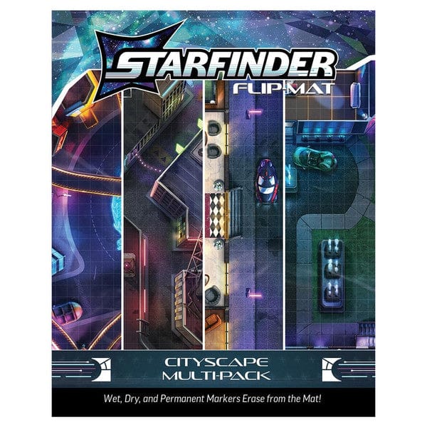Paizo Publishing Tabletop Games > Role-Playing Games Starfinder 2E: Flip-Mat: Cityscape Multi-Pack 9781640786790 PZO21006-FM