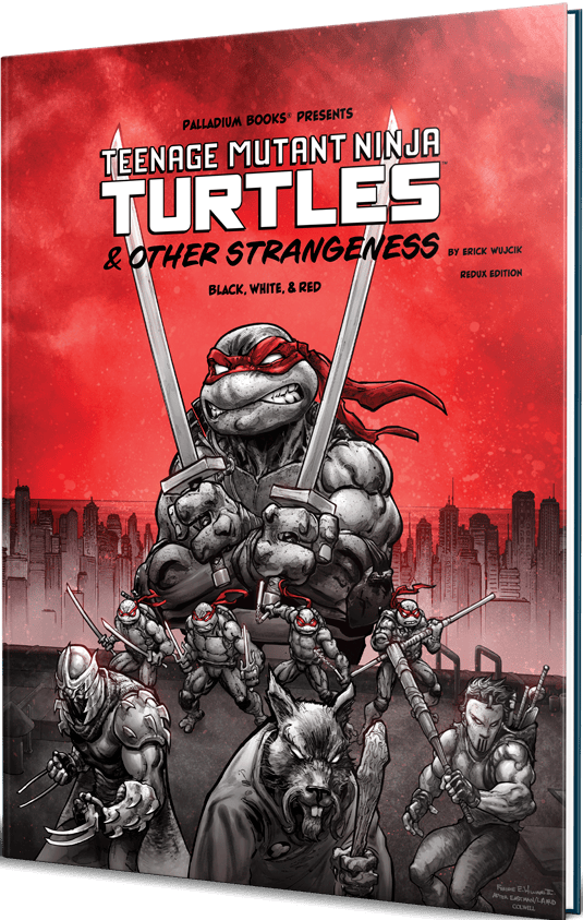 Palladium Books Books > RPG Teenage Mutant Ninja Turtles & Other Strangeness RPG Black, White & Red Edition 9781574573060 PAL504BWR