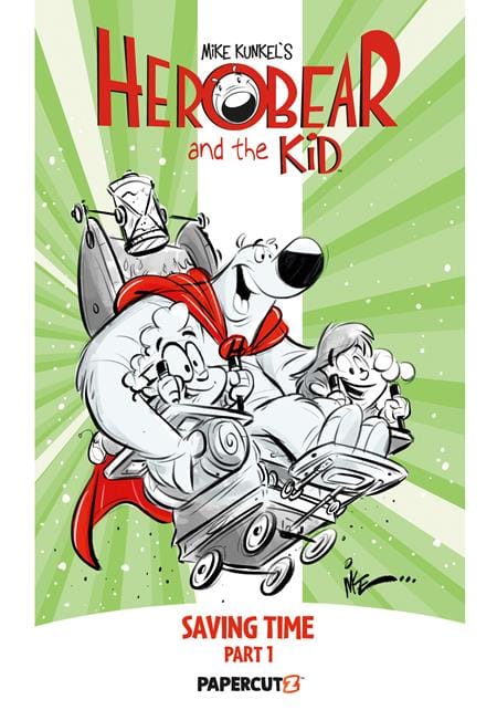 Papercutz Graphic Novel HEROBEAR AND THE KID TP VOL 02 SAVING TIME 9781545823477 0126PZ0957