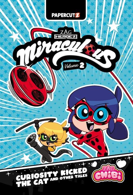 Papercutz Graphic Novel MIRACULOUS LADYBUG CHIBI TP VOL 02 CURIOSITY KICKED THE CAT & OTHER STORIES 9781545801048 0225PZ602