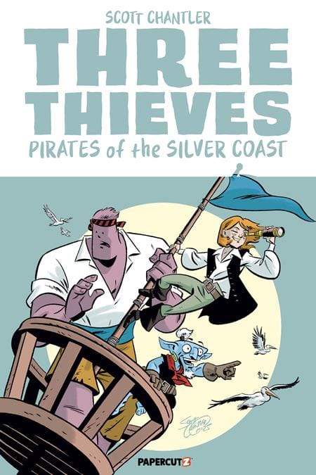 Papercutz Graphic Novel THREE THIEVES TP VOL 05 PIRATES OF THE SILVER COAST 9781545826638 0426PZ1001