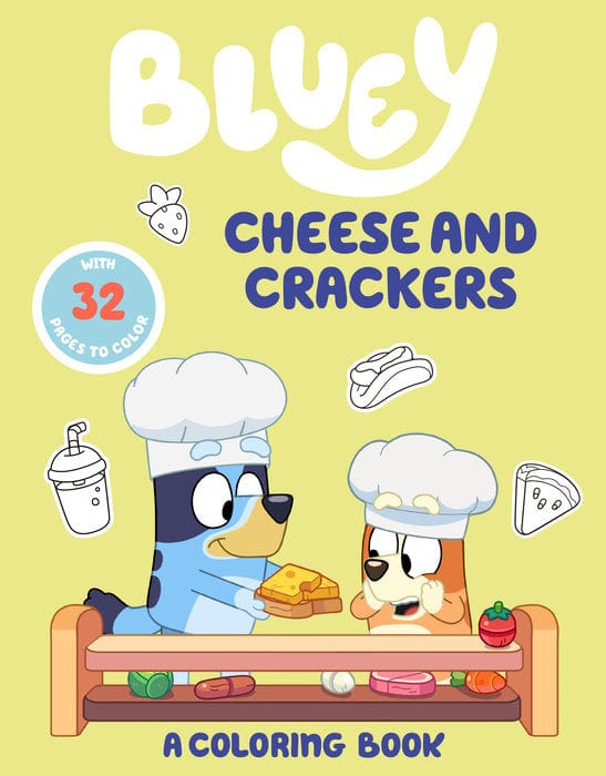 Penguin Young Readers Books > Coloring Books Bluey: Cheese and Crackers - A Coloring Book 9780593890837 PRH-9780593890837