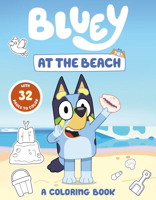 Penguin Young Readers Books > Kids Bluey: At the Beach - A Coloring Book 9780593891377 PRH-9780593891377