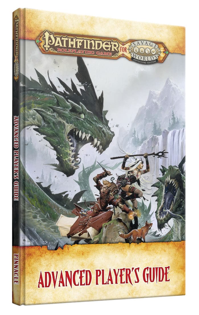 Pinnacle Entertainment Tabletop Games > Role-Playing Games Pathfinder for Savage Worlds RPG: Advanced Player's Guide (Hardcover) 9781957159140 S2P 11514