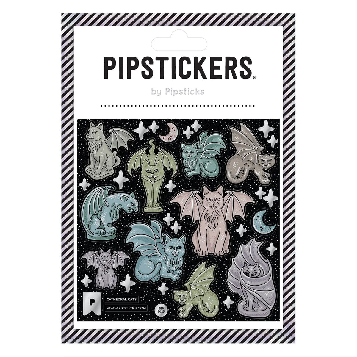 Pipsticks Stationery Cathedral Cats Sticker Pack 852406977031 AS007703