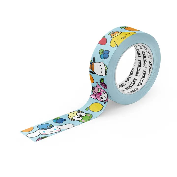 Pipsticks Stationery Hello Kitty and Friends Fruitful Friends Washi Tape 852406977437 AS007743