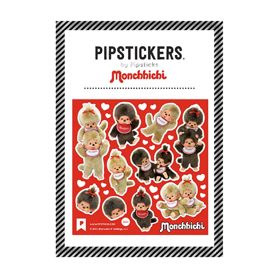 Pipsticks Stationery Monchhichi Mix & Match Sticker Pack 852406971947 AS007194