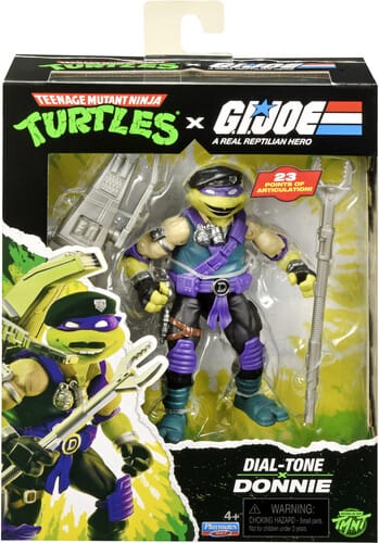 Playmates Toys Toys > Action Figures > Other Action Figures Playmates: Teenage Mutant Ninja Turtles x G.I. Joe - Dial-Tone x Donnie 043377819028 PMTY19028