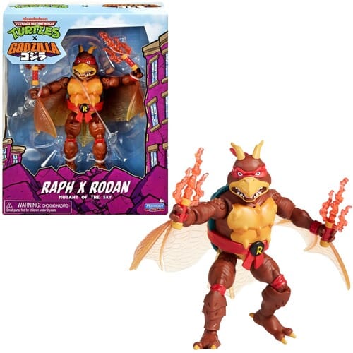 Playmates Toys Toys > Action Figures > Other Action Figures Playmates: Teenage Mutant Ninja Turtles x Godzilla - Raph x Rodan (Mutant of the Sky) 043377846741 PMTY46741
