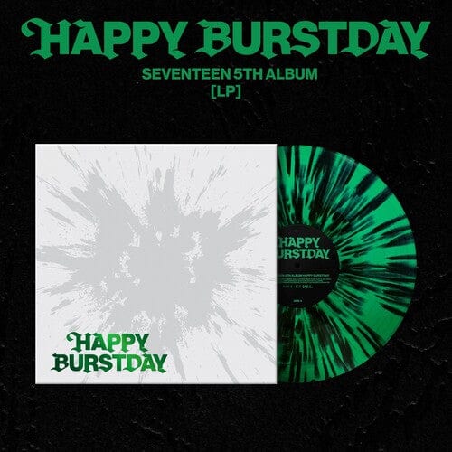 Pledis Entertainment Music > Vinyl Records Seventeen - SEVENTEEN 5th Album 'HAPPY BURSTDAY' (Sticker, Booklet, Colored Vinyl, Black, Green) 198704600920 PLDS211407.1