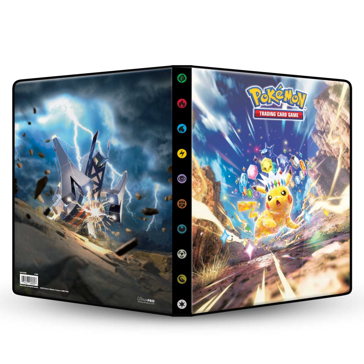 Pokemon Company Game Supplies > Card Binders Pokemon TCG: Scarlet & Violet 8 9-Pocket Portfolio 074427160807 UPI 16080