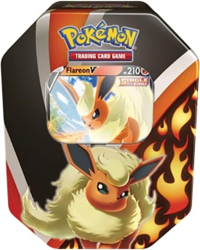 Pokemon Company Trading Card Games > Pokemon Pokemon TCG: Eevee Evolutions V Tin - Flareon 0820650809057