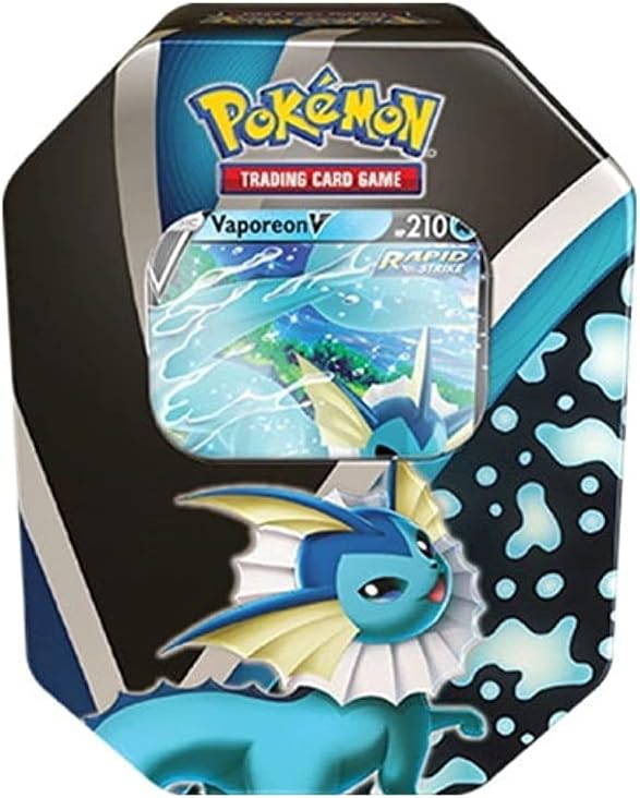 Pokemon Company Trading Card Games > Pokemon Pokemon TCG: Eevee Evolutions V Tin - Vaporeon 0820650809057